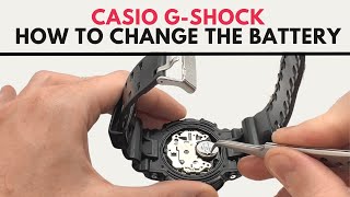 Casio G Shock Battery Replacement  How to Replace the Watch Battery on a Casio G Shock [upl. by Sal649]