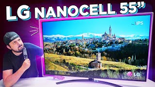 LG NANOCELL 55  A TELA É MELHOR MESMO [upl. by Ellennad]