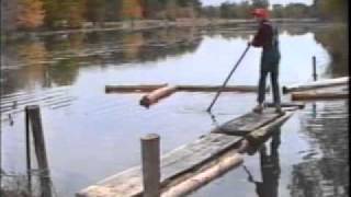 The Wisconsin Loggers 1990 Part 2 C Rivers and Raftsmen [upl. by Yzdnil844]