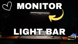 Upgrade Your Setup With A Monitor Light Bar [upl. by Hcardahs]