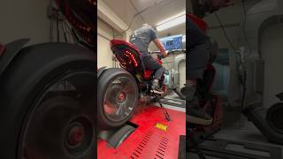 Ducati Diavel V4 on the Dyno BT Moto Flashed [upl. by Fidellas639]