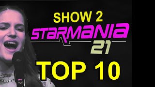 Starmania 21 Die Zehn meist geklickten Performances von Show 2 Top 10 [upl. by Eladnyl]