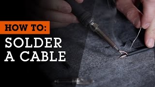 How To Solder an Audio Cable [upl. by Essile510]