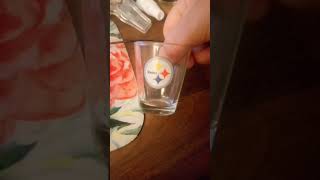 Pittsburgh Steelers shot glasspittsburghsteelers football pittsburgh americanfootball nfl [upl. by Dihsar]