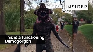 This guy made a functioning Demogorgon costume [upl. by Infeld]