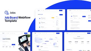 Jobs  Job Board Webflow Template  BRIX Templates [upl. by Pansie]