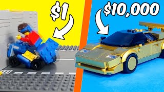 I Tested 1 vs 10000 Lego Cars [upl. by Nytsrik]