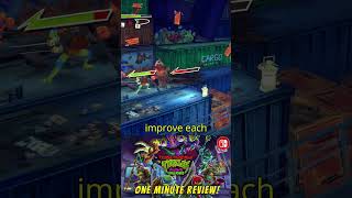 Teenage Mutant Ninja Turtles Mutants Unleashed ONE Minute Review  gaming tmnt outrightgames [upl. by Cecelia]