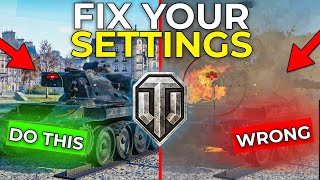 MUST KNOW Settings for World of Tanks in 2024  Ultimate Settings Guide [upl. by Veejar692]