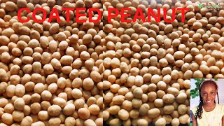 HOW TO MAKE HOMEMADE COATED PEANUT [upl. by Dougy]