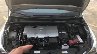 WHERE REFRIGERANT IS ADDED IN TOYOTA PRIUS [upl. by Elery259]