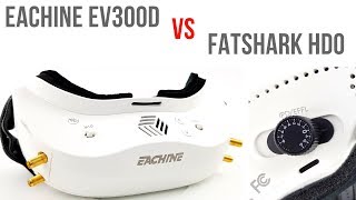 Eachine EV300D VS Fatshark with RapidFire  Full Review amp Test [upl. by Nehtan]