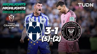 HIGHLIGHTS  Monterrey 5312 Inter Miami  CONCACHAMPIONS 2024  TUDN [upl. by Kappel264]