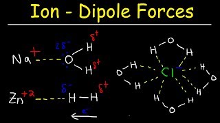 Ion Dipole Forces amp Ion Induced Dipole Interactions  Chemistry [upl. by Wooster370]