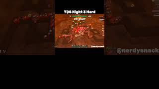 TDS NIGHT 3 HARD Tower Defense Simulator [upl. by Otis]