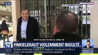 Alain Finkielkraut insulté ce quil sest passé ce samedi à Paris [upl. by Erie]