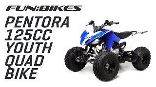 Pentora 125cc Blue Adult Quad Bike [upl. by Ashjian]