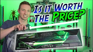 NEW Yoda Force FX Elite Lightsaber Is It Worth the Money [upl. by Dyraj14]