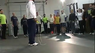 Jump Rope  Rope Skipping Simulation With Buddy Lee CrossFit Training [upl. by Enomaj162]