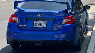 2020 SUBARU WRX STI  TOMEI CATBACK EXHAUST COLD START  REVS  FLYBY [upl. by Jolanta]