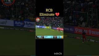 RCB HEART BROKEN SAD STATUS 💔  IPL EDIT STATUS  shorts ipl viral [upl. by Buseck]