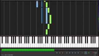 Corpse Bride  The Piano Duet on Synthesia [upl. by Dannon512]