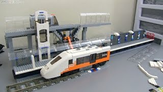 LEGO Train Station MOC update 2 [upl. by Atsiuqal]