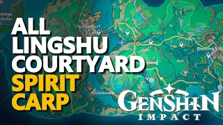 All Lingshu Courtyard Spirit Carp Genshin Impact [upl. by Preston]