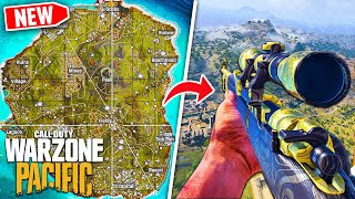 NEW WARZONE PACIFIC MAP TOUR ENTIRE MAP WALKTHROUGH Warzone Caldera [upl. by Quin]