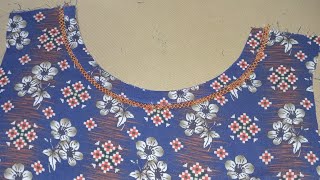 Boat neck Boat Neck Cutting amp Stitching Easy Kurti Cutting for Beginners with Very Useful Tips [upl. by Alram]