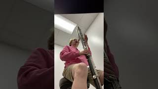 Playing a Contrabass Clarinet [upl. by Wardle]