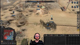 Company of Heroes 3  3v3 Landaplatz Gazala  Eine Frieda für alle Fälle [upl. by Enelyam]