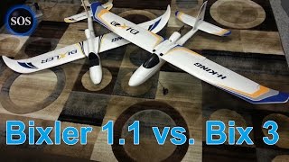 HobbyKing Bix 3 Vs Bixler 11 [upl. by Ettigdirb964]