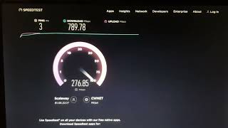 iliad fibra Torino nord Speed test 9 feb 2022 [upl. by Chae]