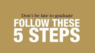 Steps to Graduate [upl. by Odrareg]