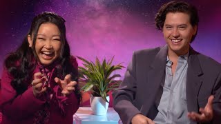 quotOh My Godquot  Cole Sprouse and Lana Condor Laugh Their Way Through Hilarious MOONSHOT Interview [upl. by Ikey228]