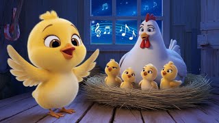 Five Little Chickens Dancing amp Singing  Kids Favorite Song [upl. by Haras]