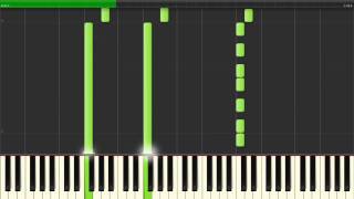 The xx  Intro Piano Tutorial  Synthesia [upl. by Ahsilram]