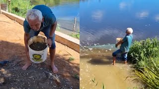 PRECISO FAZER ALGUMA COISA PRA NÃƒO SER TARDE DEMAIS COLOCANDO CONCRETO NA LAGOA [upl. by Hornstein]