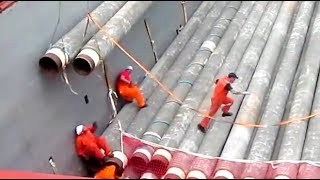 IDIOTS AT SEA  Offshore Pipelay Crane FAILURE ACCIDENT [upl. by Enitsrik]