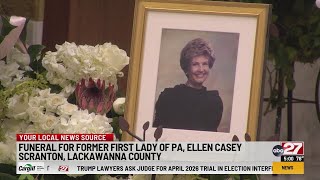 Funeral for former first lady of PA Ellen Casey [upl. by Nonregla211]