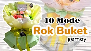 Tutorial Rok Buket Gembul  10 model  Buket Gembul [upl. by Kroy]