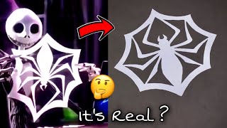 How to make SPIDER with Paper Cutting  How to make Paper Spider [upl. by Domenico]