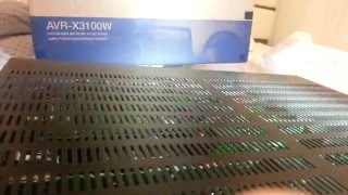 Denon X3100W Unboxing [upl. by Ymot]