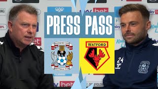 Matty Godden and Mark Robins talk transfers and look ahead to Coventry City vs Watford 🎙️ [upl. by Cly]