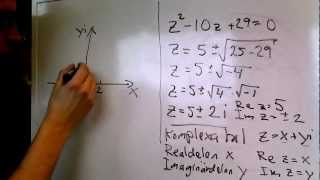 Matematik 4 Komplexa tal realdel imaginärdel [upl. by Hairakcaz240]