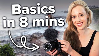 Learn Videography Basics in 8 Minutes Beginners Tutorial [upl. by Thinia610]