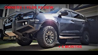 Isuzu MuX LST 4x4 Owners 1 Year Review 4 Months RG MY21 2021 2022 2023 4JJ3 [upl. by Gertie]