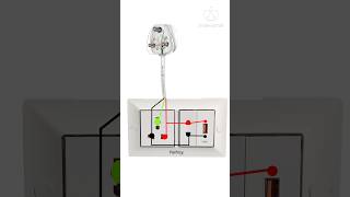 Socket2pinUsB Wiring shortsshortsfeedwiringtecnicelectricalinstallationelectriciandiagram [upl. by Detta]