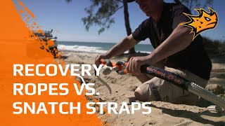 MAXTRAX Recovery Ropes vs Snatch Straps  MAXTRAX Recovery System [upl. by Htebarual]